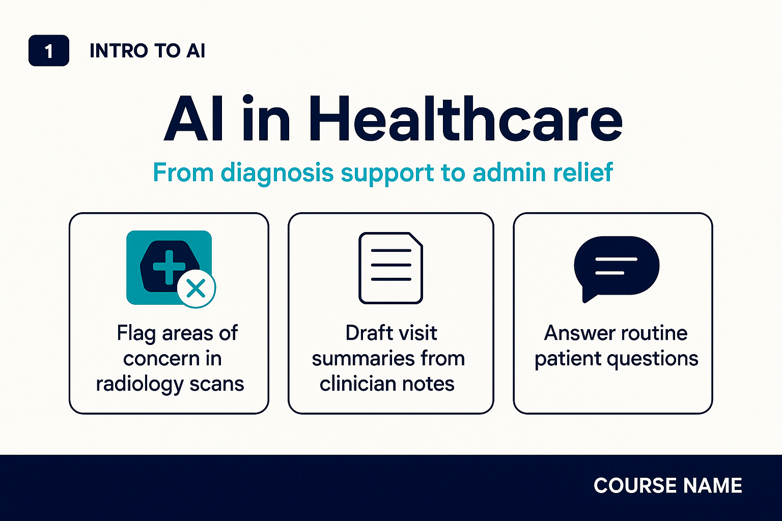 AI in healthcare: from diagnosis support to admin relief