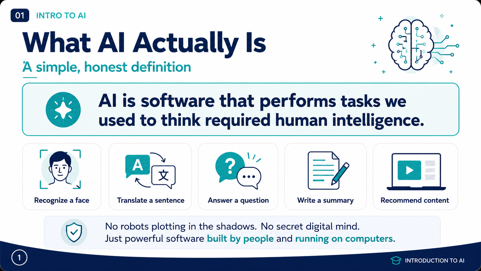 What AI actually is: a simple, honest definition